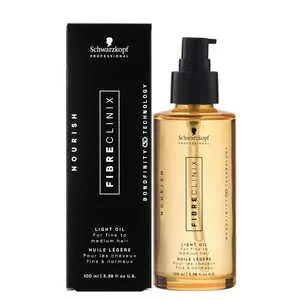 Schwarzkopf Fibre Clinix Bondfinity Light Oil, lekki olejek do włosów, 100ml