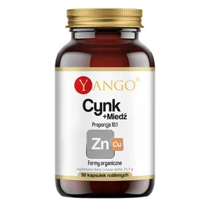 Yango Cynk + Miedź suplement diety 90 kapsułek