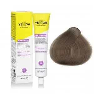Yellow Professional Pure Toners, toner odżywczy do włosów bez amoniaku, mettalic ash .1, 100ml