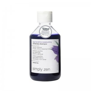 Simply Zen Age Benefit&Moisturizing Whiteness Shampoo, szampon do włosów siwych, białych i rozjaśnionych, 250ml