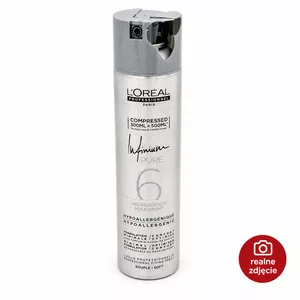 Loreal Professionnel Infinium Pure, lakier do włosów, soft, 300ml - uszkodzone zamknięcie