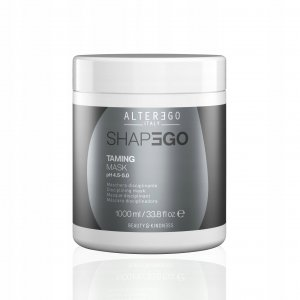 Alter Ego ShapEgo Taming Mask, maska przeciwdziałająca puszeniu się włosów, 1000ml