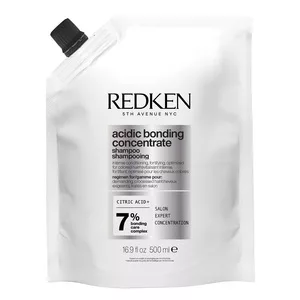 Redken Acidic Bonding Concentrate, szampon wzmacniający do włosów zniszczonych, refill, 500ml