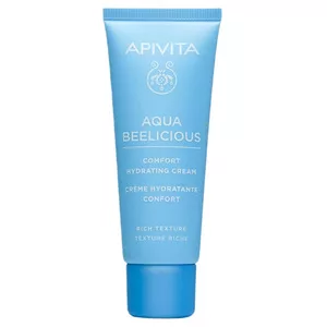 Apivita Aqua Beelicious Comfort Hydrating Cream bogaty krem nawilżający do twarzy 40ml