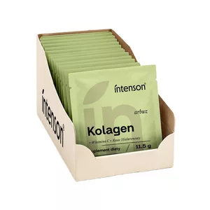 Intenson Kolagen + Witamina C + Kwas Hialuronowy suplement diety Arbuz 20x11.5g