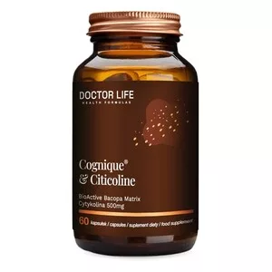 Doctor Life Cognique& Citicoline Cytykolina 500mg suplement diety 60 kapsułek