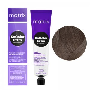 Matrix SoColor Extra Coverage, farba do krycia włosów siwych z technologią Pre-Bonded, 505NA, 90ml