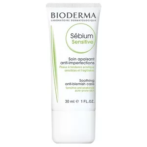Bioderma Sebium Sensitive Soothing Anti-Blemish Care kojący krem zapobiegający zaczerwienieniem 30ml