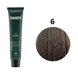 Dandy Hair Color, krem koloryzujący Cover 6, ciemny bląd, 60ml - brak pudełka