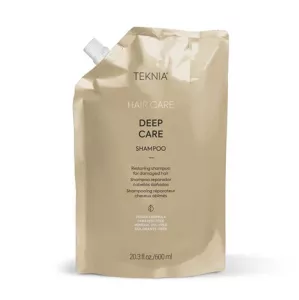 Lakme Teknia Deep Care, szampon odżywczy do włosów suchych i zniszczonych, refill, 600ml