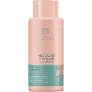 INOAR Meu Cacho Meu Crush, szampon do włosów falowanych, kręconych i kędzierzawych, 500ml