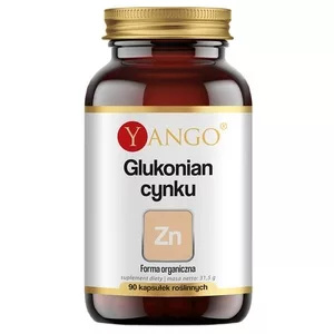Yango Glukonian cynku suplement diety 90 kapsułek