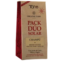 Tahe Organic Care, Pack Solar, zestaw organiczny, szampon + ochronny olejek do włosów, 300ml + 125ml