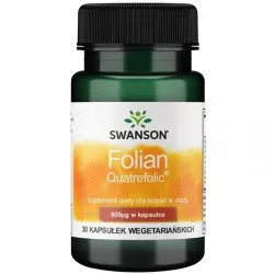 Swanson Folian Quatrefolic 800mcg 30kaps