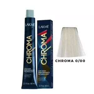 Lakme Chroma, farba do włosów o łagodnej formule, 0/00, 60ml