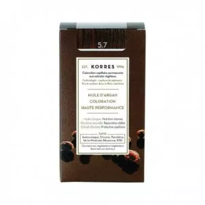 Korres Argan Oil, trwała farba do włosów, 5.7, 50ml