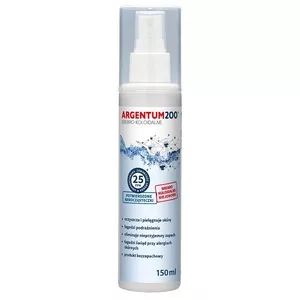 Aura Herbals Argentum200 Srebro Koloidalne 25ppm aerozol 150ml - data ważności (7.2026)