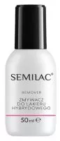 Semilac Remover, zmywacz lakieru hybrydowego, 50ml
