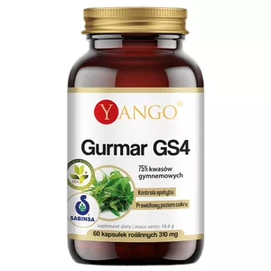 Yango Gurmar GS4? 75% kwasów gymnemowych suplement diety 60 kapsułek