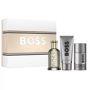 Hugo Boss Boss Bottled zestaw dla mężczyzn woda perfumowana 100ml + żel pod prysznic 100ml + dezodorant sztyft 75ml elegancki prezent