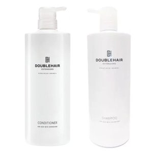 Balmain Double Hair, zestaw XL do włosów przedłużanych, szampon + odżywka, 2x1000ml