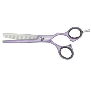 Jaguar White Line Pastell Plus Crane 39 Thinning Scissors Lavender, degażówki fryzjerskie, 5,5", ref. j43255-12