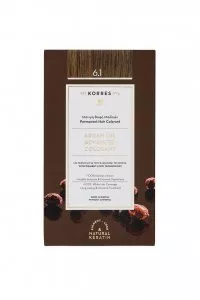 Korres Argan Oil, trwała farba do włosów, 6.1, 50ml