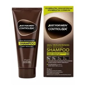 Just For Men Control GX, szampon z keratyną na siwe włosy dla każdego, 177ml