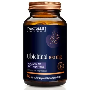 Doctor Life Ubichinol koenzym Q10 aktywna forma 100mg suplement diety 60 kapsułek