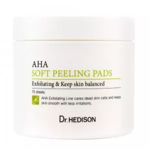 Dr. Hedison AHA Soft Peeling Pads złuszczające płatki do twarzy 70szt