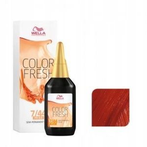 Wella Color Fresh, farba demipermanentna do włosów, 7/44, 60ml
