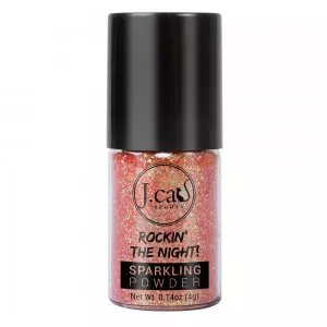 J.Cat Beauty Rock the night! Sparkling powder, sypki pigment, Tangerine, 4g