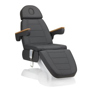 Fotel kosmetyczny elektryczny Sillon Lux 273b 3 silniki 2 gatunek szary - dostępny w 48h