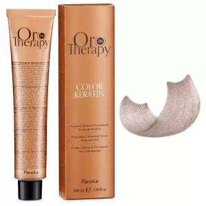 Fanola Oro Therapy Color Keratin, farba do trwałej koloryzacji bez amoniaku, 10.21, 100ml