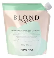 Inebrya Blondesse Reduct Color, rozjaśniacz w proszku redukujący ciepłe odcienie, 500g