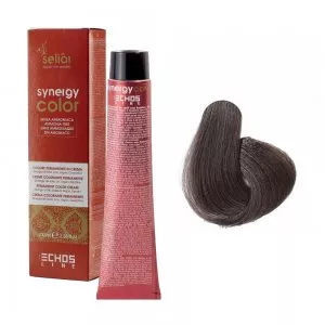 Echosline Seliar Synergy Color, farba do włosów bez amoniaku, 6.01 Dark Blonde Natural Ash, 100ml