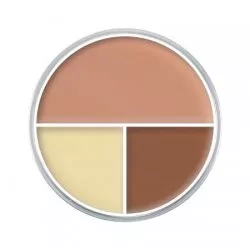Kryolan Ultrafoundation Trio, zestaw 3 podkładów, 40g, D