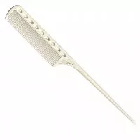 Y.S. Park, grzebień ze szpikulcem, model 107, biały