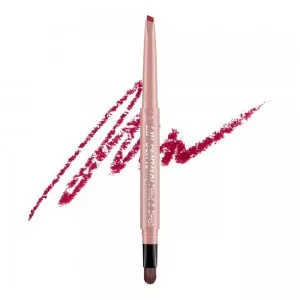 J.Cat Beauty Lip Contour Pencil&Brush, automatyczna konturówka do ust z pędzelkiem, Garnet red, 0,28g