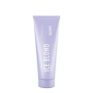 Glynt Mini Ice Blond Mask, maska do włosów neutralizująca żółte tony, 30ml