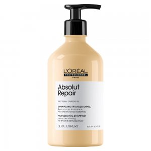Loreal Absolut Repair, szampon regenerujący włosy uwrażliwione, 500ml