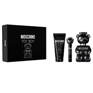 Moschino Toy Boy męski zestaw upominkowy woda perfumowana 100ml + żel do ciała 100ml + miniatura EDP 10ml