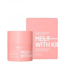 Veoli Botanica Melt with Kindness, emulgujące masełko łagodzące do zmywania makijażu i SPF, 40g