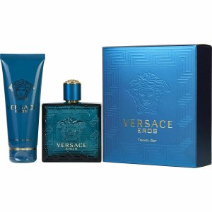 Versace Eros, zestaw perfum edt 100ml + 100ml żel pod prysznic (M)