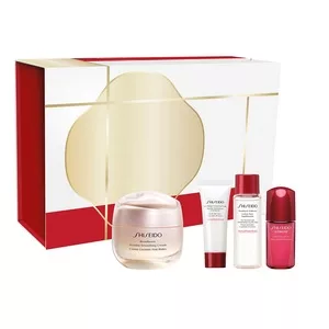 Shiseido Wrinkle Correcting Ritual zestaw krem wygładzający zmarszczki 50ml + pianka oczyszczająca 15ml + lotion do twarzy 30ml + serum przeciwstarzeniowe 10ml