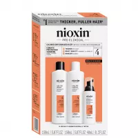 Nioxin System 4 zestaw oczyszczający do włosów farbowanych, mocno przerzedzonych, 150+150+40ml