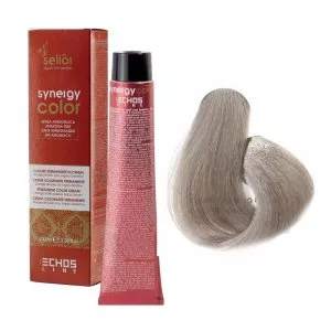 Echosline Seliar Synergy Color, farba do włosów bez amoniaku, 9.01 Very Light Blonde Natural Ash, 100ml