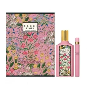 Gucci Flora Gorgeous Gardenia zestaw woda perfumowana spray 100ml + woda perfumowana 10ml (W)