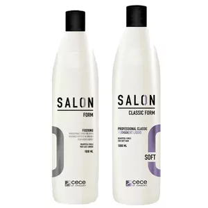 CeCe Form, zestaw do trwałej ondulacji do włosów normalnych, utrwalacz 1000ml + płyn Soft 1000ml