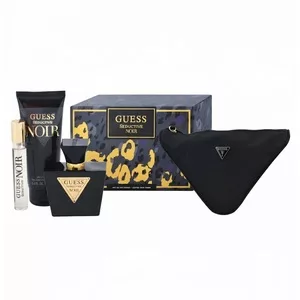 Guess Seductive Noir zestaw woda toaletowa spray 75ml + balsam do ciała 100ml + miniatura wody toaletowej 15ml + kosmetyczka (W)